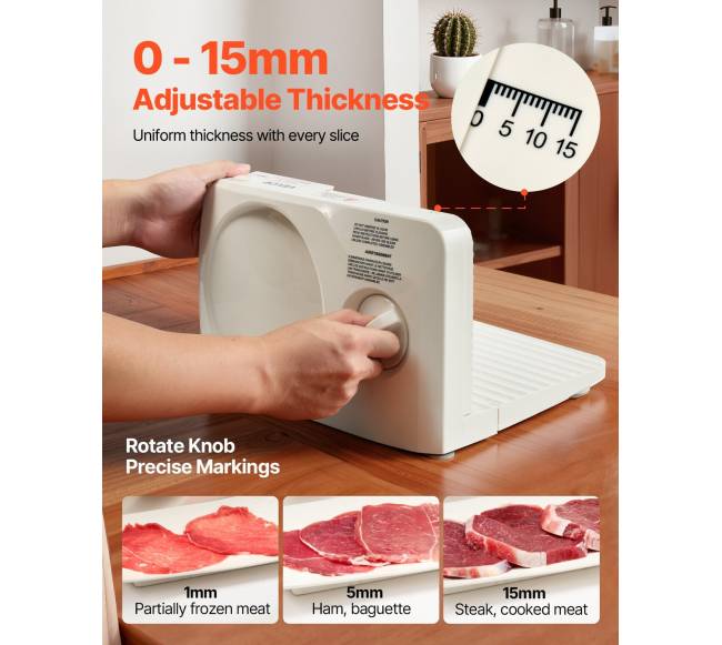 Mėsos pjaustyklė su 180W varikliu3