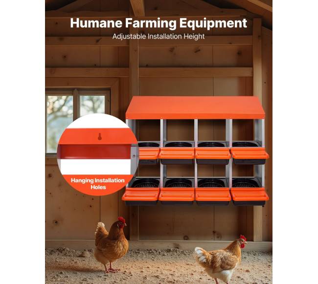 Dviejų lygių vištų lizdų dėžės4