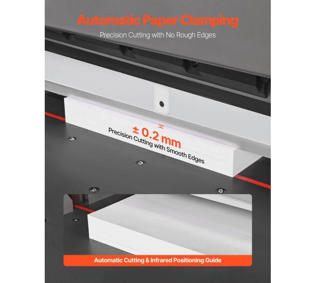 Elektrinė hidraulinė popieriaus pjaustyklė, 660 mm pločio3