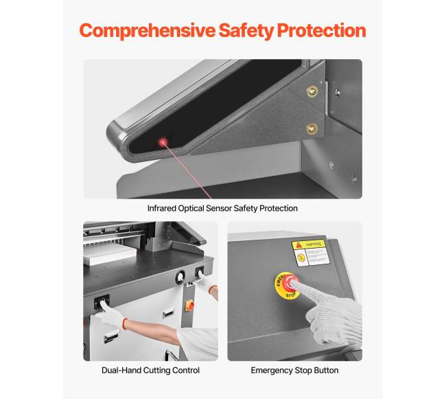 Elektrinė hidraulinė popieriaus pjaustyklė, 660 mm pločio4