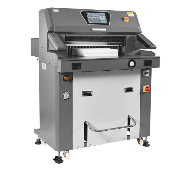 Elektrinė hidraulinė popieriaus pjaustyklė, 660 mm pločio9