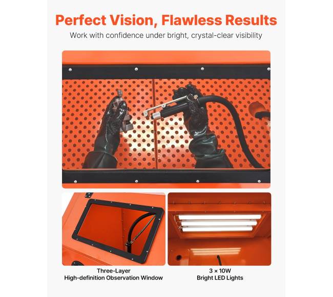 Smėliavimo spinta su slėginiu baku ir ratukais4