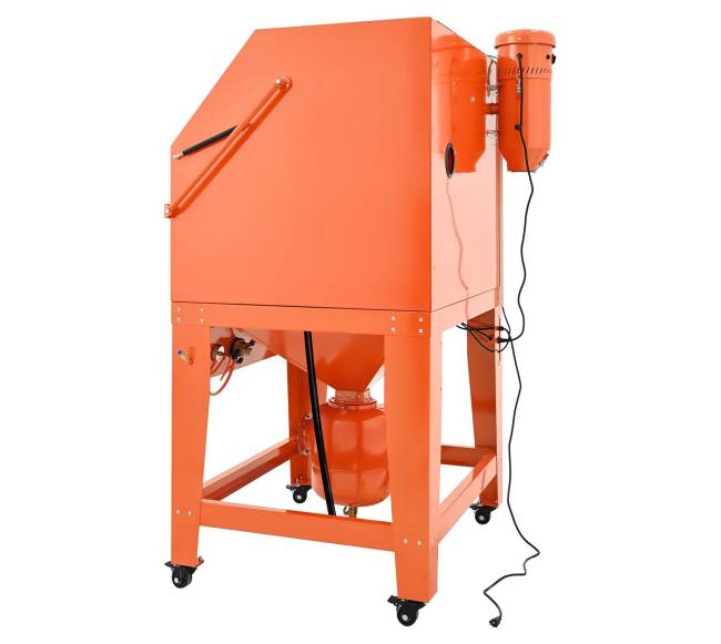 Smėliavimo spinta su slėginiu baku ir ratukais10