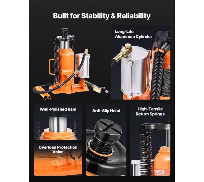 Hidraulinis oro butelio domkratas 20 tonų4