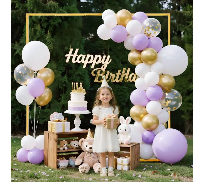 Aukso arkos fonas dekoracijoms, 2 x 2 m7