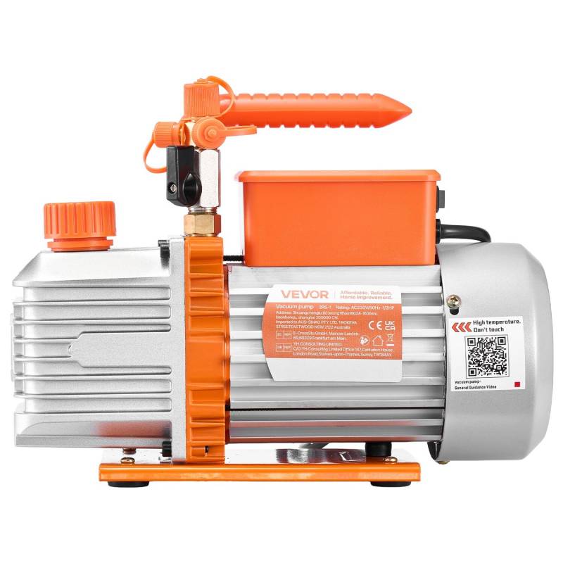 5 CFM vakuuminis siurblys dviem etapais0