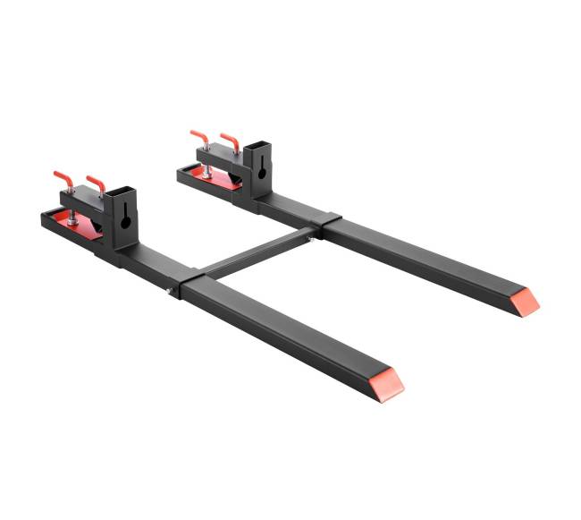 Šakės traktoriui su reguliuojamu stabilizatoriumi0