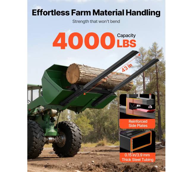 Šakės traktoriui su reguliuojamu stabilizatoriumi1