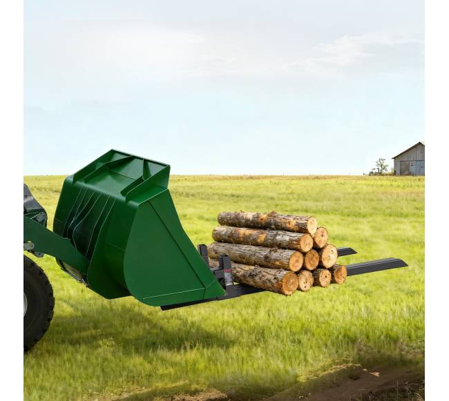 Šakės traktoriui su reguliuojamu stabilizatoriumi7