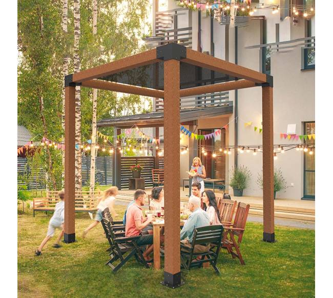 Pergolos laikiklių rinkinys 4x4, 92x92 mm7