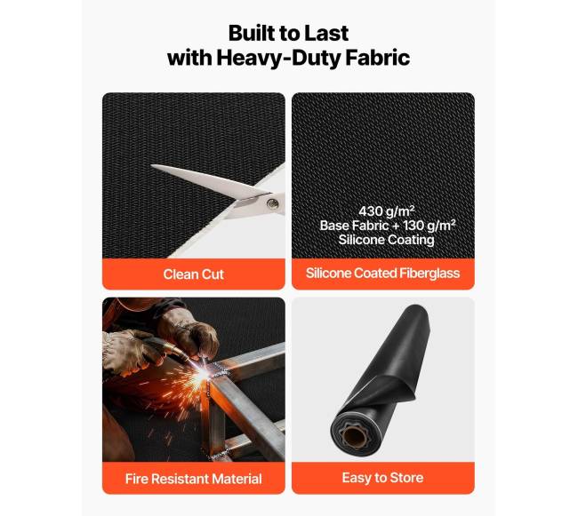 Suvirinimo antklodė 1.5m x 45.7m2