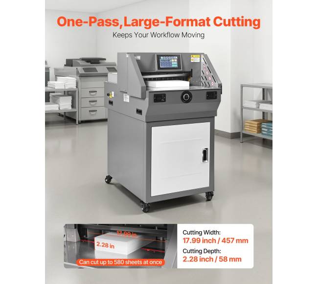 Elektrinė popieriaus pjaustyklė su infraraudonųjų spindulių funkcija1