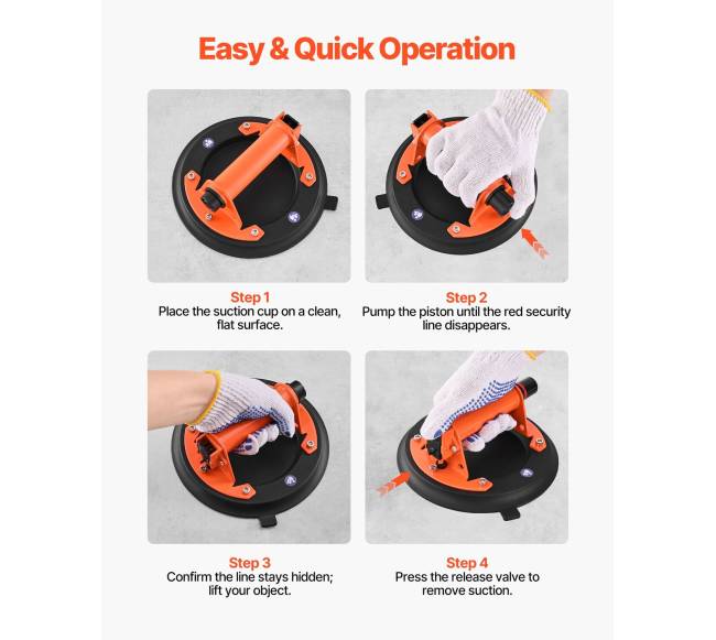 Vakuuminis siurblys stiklui, 203 mm, 195 kg3