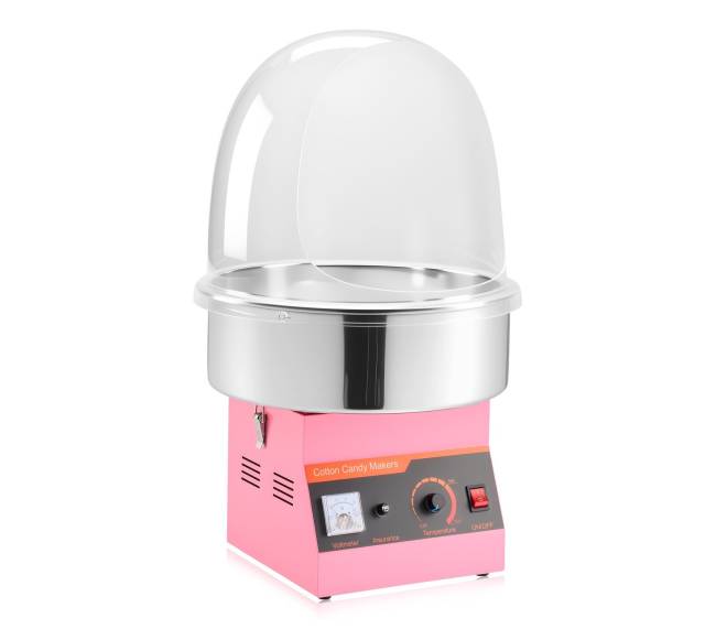 Elektrinė cukraus vatos mašina su dangčiu0