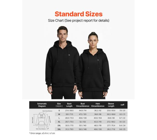 Šildoma unisex džemperinė striukė su gobtuvu6