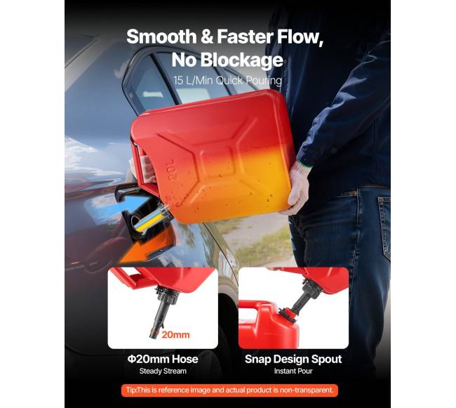 Metalinis degalų bakas, 20 l su snapu3