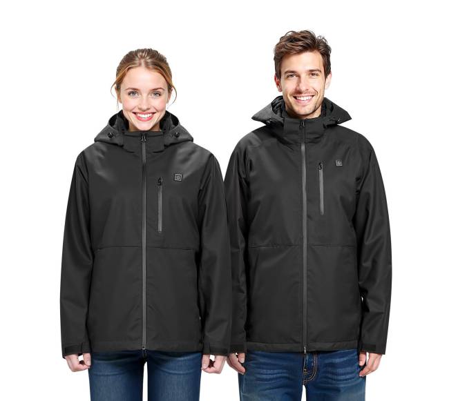 Elektrominė šildoma striukė moterims su baterija0