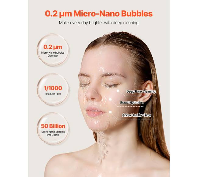 Vandens filtras odai su mikro-nano burbuliukais3