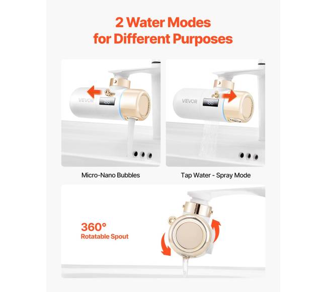 Vandens filtras odai su mikro-nano burbuliukais4