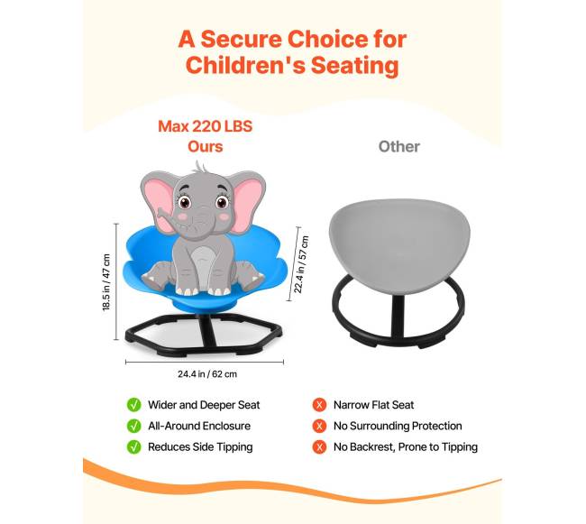 Vaikiška suktukas kėdė su sensorika1