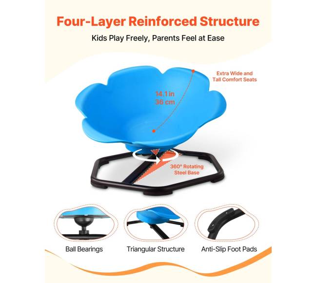 Vaikiška suktukas kėdė su sensorika3