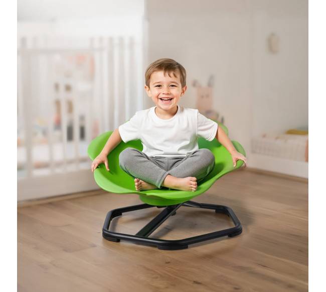 Vaikiška sukama kėdė, žalia7