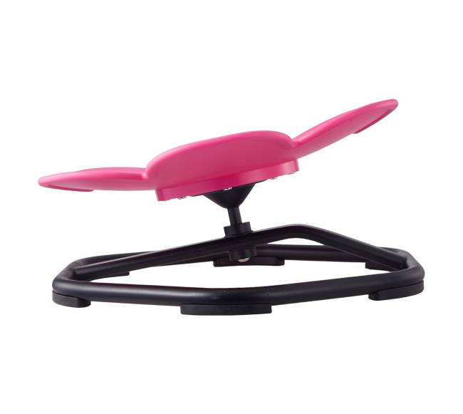 Vaikiška besisukanti kėdė gėlių formos9