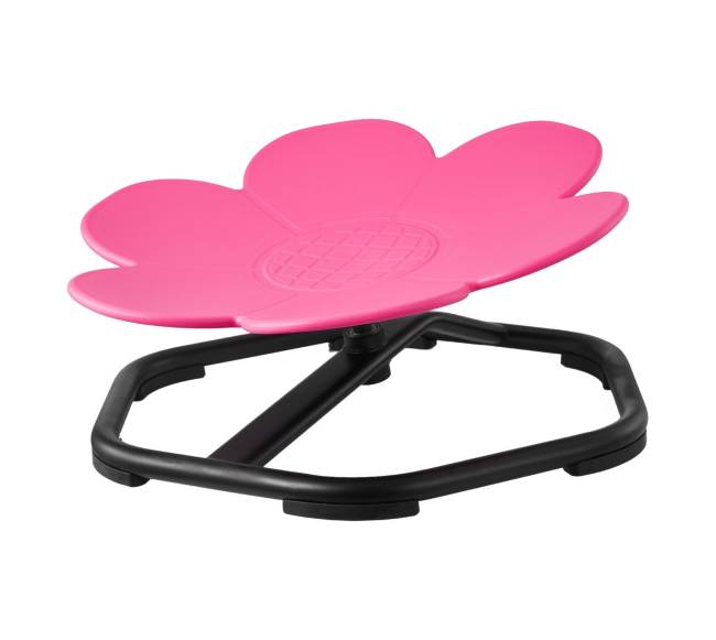 Vaikiška besisukanti kėdė gėlių formos10