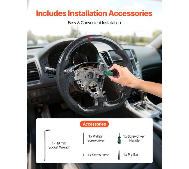 2007-2013 Infiniti G37 vairas, anglies pluoštas6