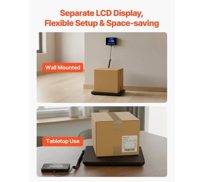 Skaitmeninės pašto svarstyklės su LCD ir „Tare“ funkcija4