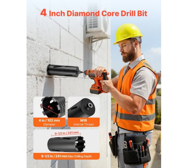 Deimantinis gręžimo antgalis 102 mm1