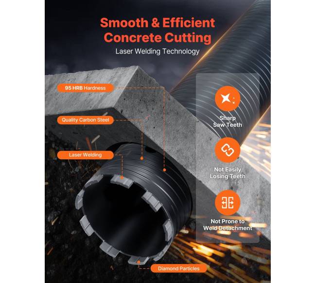 Deimantinis gręžimo antgalis 102 mm5