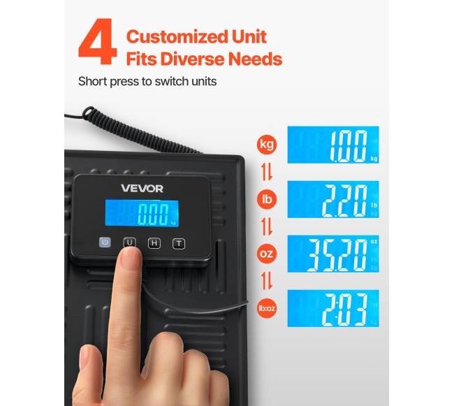 Skaitmeninės pašto svarstyklės su LCD ekranu2