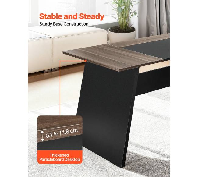 Kampinis vadovų stalas su stalčiais ir spinta5