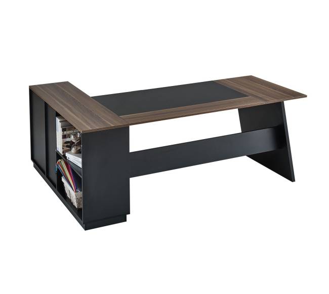 Kampinis vadovų stalas su stalčiais ir spinta10