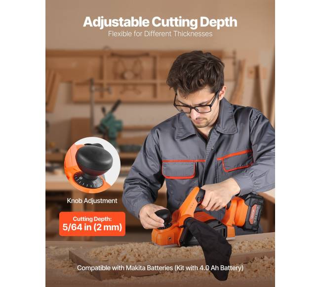 Belaidis rankinis obliavimo įrankis 82 mm3