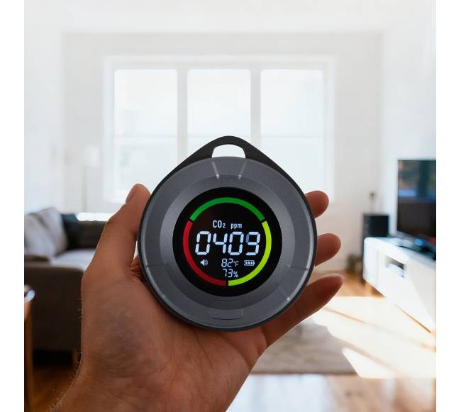 Anglies dioksido jutiklis su temperatūros rodmenimis7