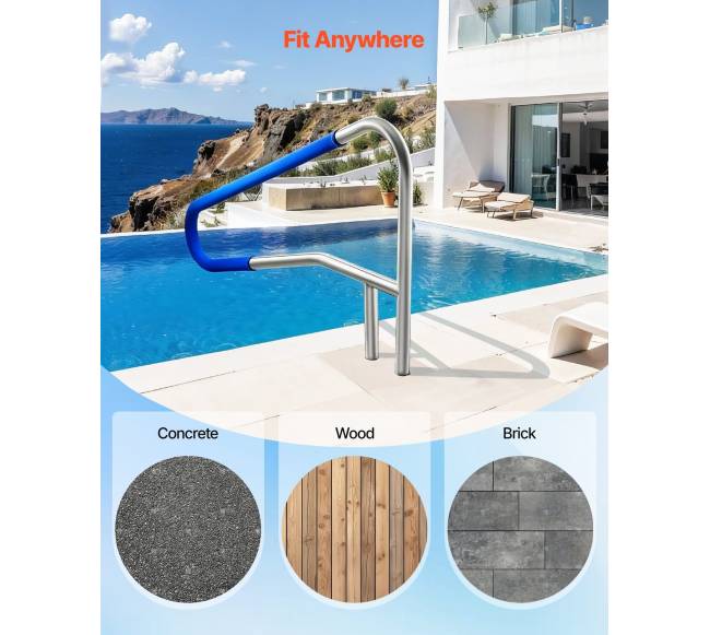 Nerūdijančio plieno laiptinės baseinui5