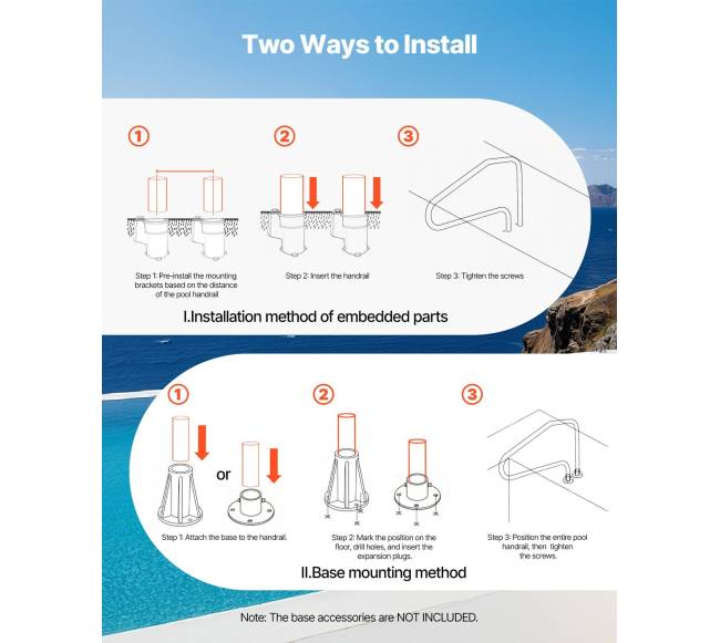 Baseino turėklas 122 x 81.3 cm4