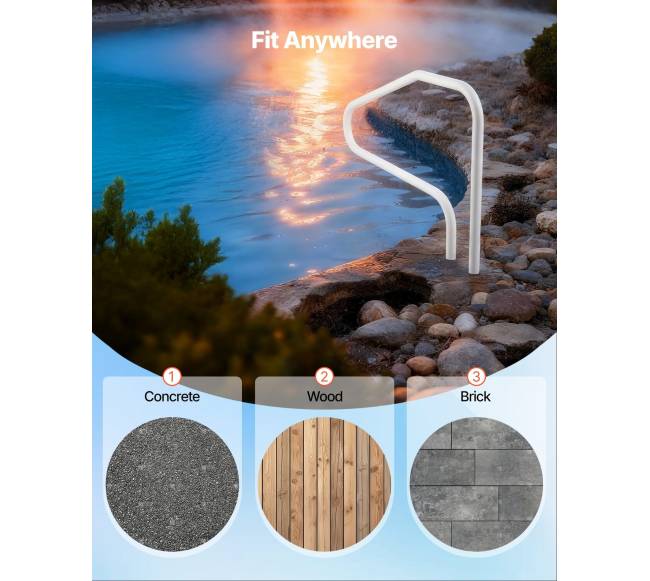 Baseino turėklas 122 x 81.3 cm5