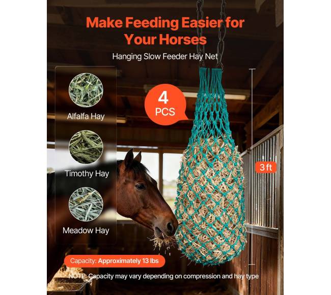 Šienmaišiai arkliams, 4 vnt., 0,9 m, kabinamieji1