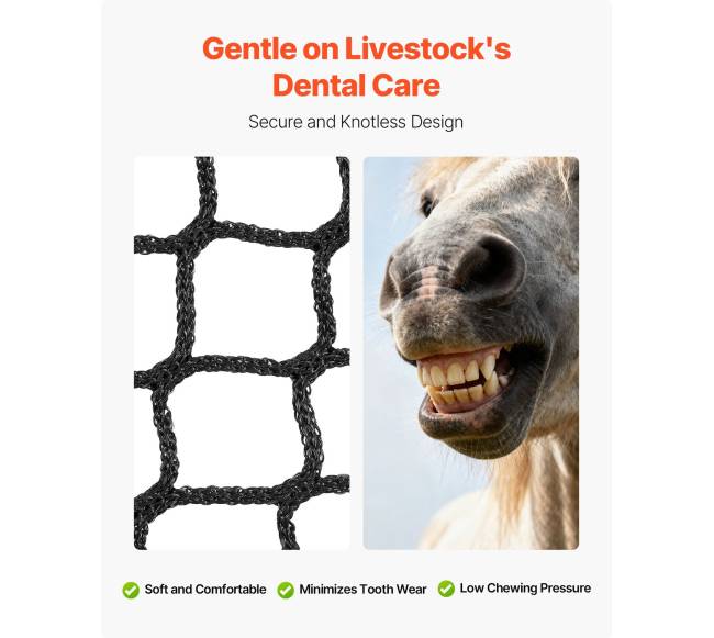 Apvalus šieno tinklas arkliams4