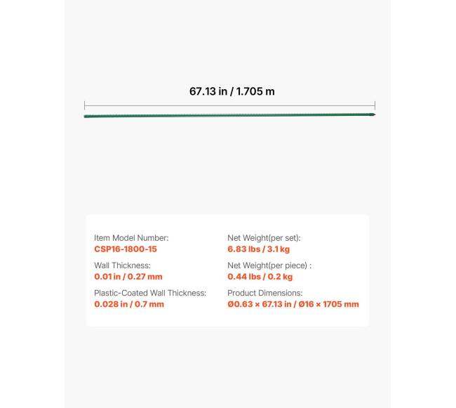 Sodo kuoleliai augalams remti, 15 vnt.6