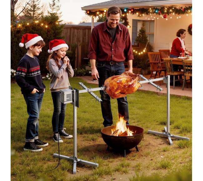 Elektrinė kepsninė su besisukančiu ieščiu7