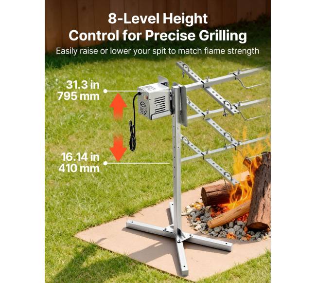 Elektrinis iešmų grilis su 60 kg apkrova3