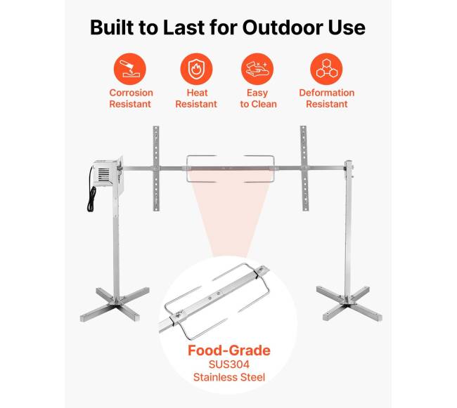 Elektrinis iešmų grilis su 60 kg apkrova5