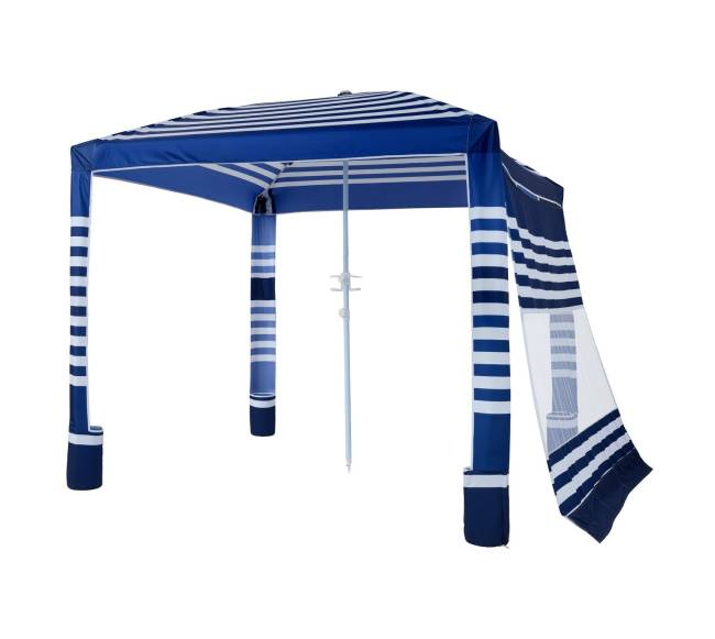 Paplūdimio pavėsinė su sienelėmis UPF 50+0