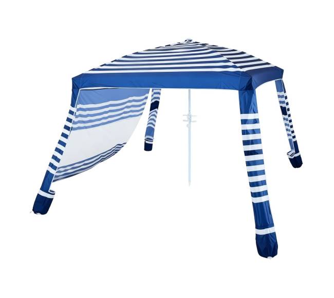 Paplūdimio pavėsinė su sienelėmis UPF 50+10