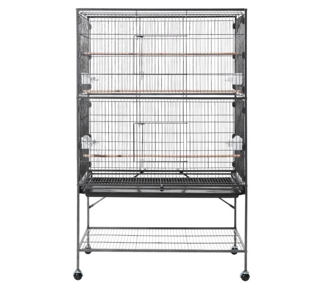 Paukščių narvas 930 x 580 x 1510 mm su lygiu stogu8