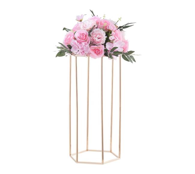 Gėlių stovas vestuvėms, 10 vnt, aukso8